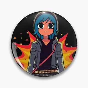 Скотт Пилигрим Рамона цветы Скотт Пи мягкая пуговица на воротнике креативные украшения модный значок на лацкан подарок любовник Декор одежда