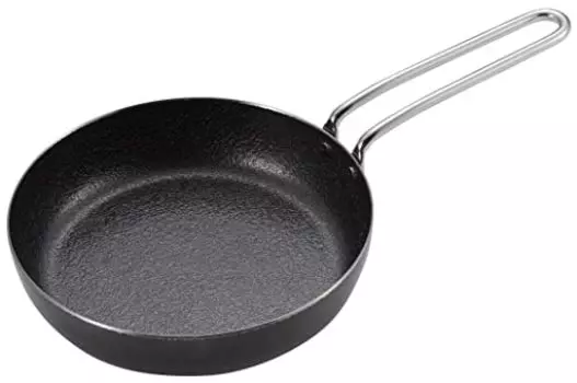 Сковорода Captain Stag UG-1576, горшок, Fiber Line, мини-сковорода, 6,3 дюйма (16 см), Железо, сделано в Японии