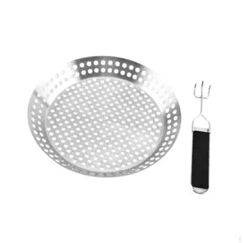 Сковорода для гриля, кухонная утварь, противень для гриля, сковорода для походов на открытом воздухе и в помещении