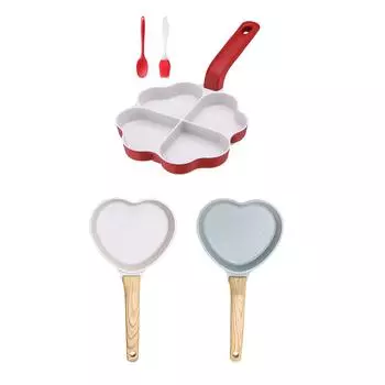 Сковорода для яиц с антипригарным покрытием Посуда для завтрака Посуда для приготовления яиц с антипригарным покрытием Сковорода для омлета Сковорода для жарки Приготовление пищи Выпечка Овощей