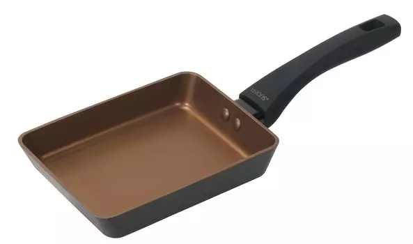 Сковорода для яиц Visions Tamagoyaki 13 x 18 см, совместимая с IH, покрытие Black GOLD CP-1751 чёрный
