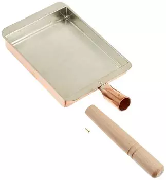 Сковорода для жарки яиц Endo Shoji TKG 15 см. Отличная теплопроводность. Равномерно нагревает яйца, делая их пышными и вкусными. Подходит для использования на газовых плитах. Ширина серебряный