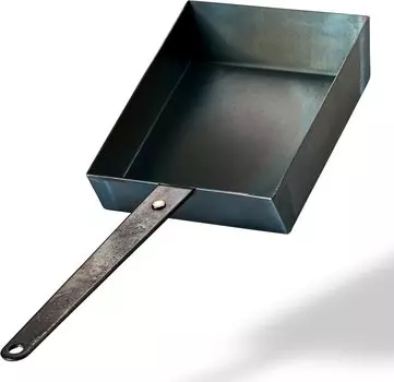 Сковорода для жарки яиц Iron Frying Egg No Seasoning IH Lightweight, Tamagoyaki, Tetsu, Square, Required, Compatible, 645 г,