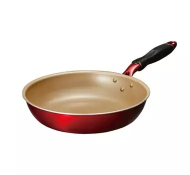 Сковорода Evercook 28 см Совместима со всеми источниками тепла Не содержит PFOA Винно-красный Гарантия 2 года Doshisha (Совместимость с IH) evercook вино красного
