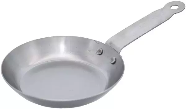 Сковорода Fujita Metal Iron 13 см, прозрачная, окрашенная, закаленная, мини, для кемпинга на открытом воздухе 625072