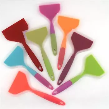 Сковорода из пищевого силикона Jade для жарки блинов и яиц с антипригарным покрытием, устойчивая к высоким температурам, лопатка для жарки