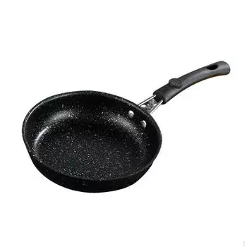 Сковорода китайская Wok с ручкой, устойчивой к ожогам, обычная сковорода без покрытия, жарка на палочке 16cm