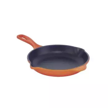 Сковорода Le Creuset литая эмалированная 20 см оранжевая газовая духовка IH совместимая с японской [Авторизованный продукт] оранжевый