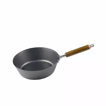 Сковорода Pearl Metal, черная, 26 см. Легкая и устойчивая к ржавчине чугунная сковорода HB-4287 чёрный