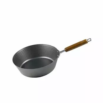 Сковорода Pearl Metal, черная, 28 см. Легкая и устойчивая к ржавчине сковорода из железа HB-4288 чёрный