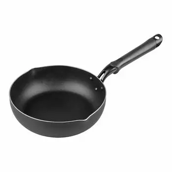 Сковорода Pearl Metal Extra Deep 24 см, совместимая с IH, цвет: матовый черный, глубокий BLKP, черный [BLKP] AZ-5006