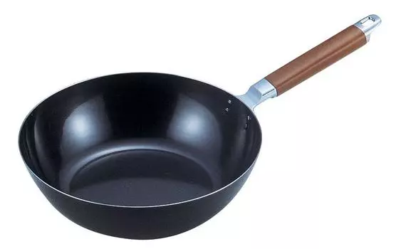 Сковорода Pearl Metal Light Pot 28 см, совместимая с IH, глубокая, Brason, сделанная в Японии, для жарки на сильном огне H-8153 чёрный