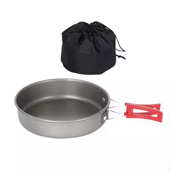 Сковорода с антипригарным покрытием, портативная кастрюля Essential Professional со складной ручкой, кухонная утварь 18 cmx4.3 cm