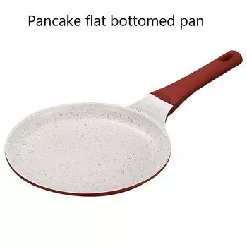 Сковорода с плоским дном для блинов, бытовая сковорода с антипригарным покрытием из рисовых камней, многофункциональная яичница, сковорода для блинов с тысячью слоев