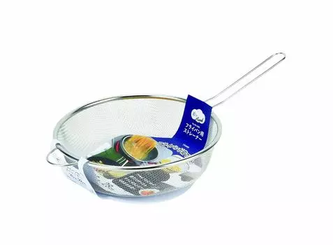 Сковорода-сито Pearl Metal двойного назначения для кипячения и приготовления пищи 26/28 см HB-5680 серебряный