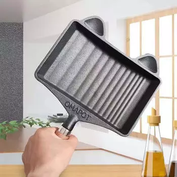 Сковорода тамагояки, сковорода для японского омлета с антипригарным покрытием, яичный рулет