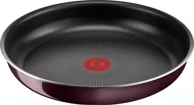 Сковорода Tefal со съемной ручкой для газового огня, не содержащая опасных веществ, таких как Neo Vintage Bordeaux Intense Frying Brown L43906, 28 см, только,