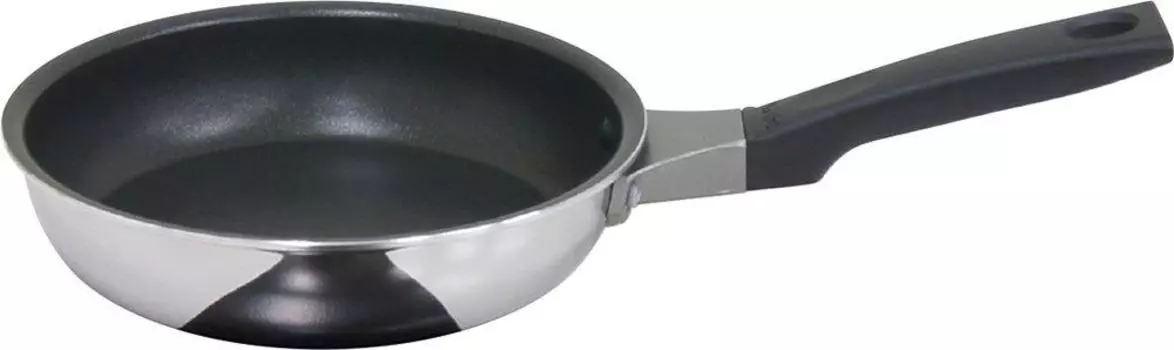 Сковорода Urushiyama Metal Industry 18 см. Равномерно нагревается, обладает теплопроводностью и сохраняет тепло. Вкусная выпечка. Совместима с газом и печами IH. серебряный