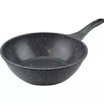 Сковорода Wok из литого гранита, 28 см