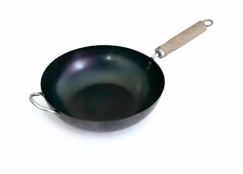 Сковорода-вок Kyoto Katsugu No Oil 28 см, для жарки, требуется обкатка,