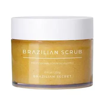 Скраб для депиляции Brazilian Secret с лимоном и гамамелисом, 250 г, 1 шт.
