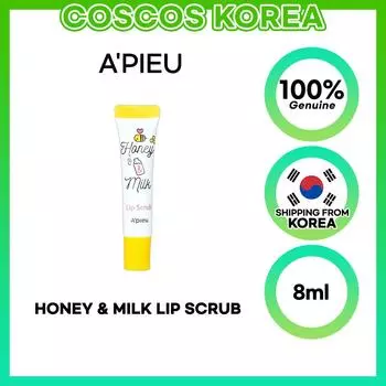 Скраб для губ Apieu Honey&Milk 8мл 1pc