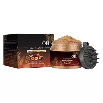Скраб для кожи головы 150 г Питательное масло для кожи головы Очищающий скраб Нежные ингредиенты для чувствительной кожи головы Скраб для кожи головы One Size белый
