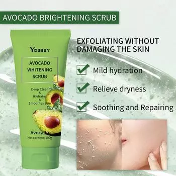 Скраб для лица Легкий Нежный Скраб для тела Очищающий Увлажняющий Увлажняющий Нежный 100g