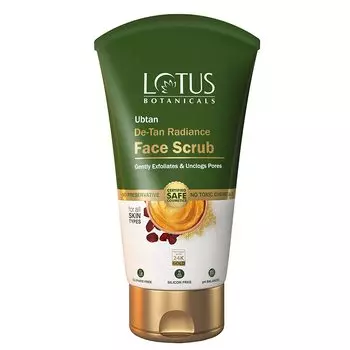 Скраб для лица Lotus Botanicals Ubtan De-Tan Radiance, 100 г