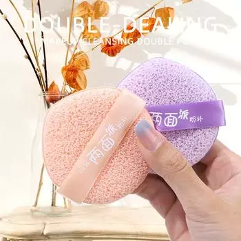 Скраб для лица, спонж для очищения лица, спонж с коньяком, очищающее средство для лица, спонж для скраба для лица, средство для очищения и снятия макияжа A Orange-1pcs