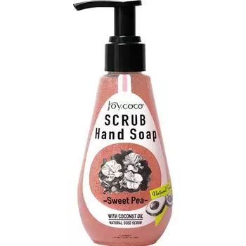 Скраб для рук AXIS Joy Coco, аромат душистого горошка, 200 мл. Другие жидкости. Тщательно намочите руки, возьмите необходимое количество средства. (1 нажатие), и потрите друг о друга, как будто катаете т