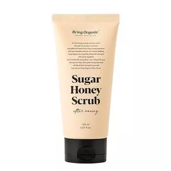 Скраб для тела Bring Organic Sugar Honey, 150 мл, 1 корейская косметика