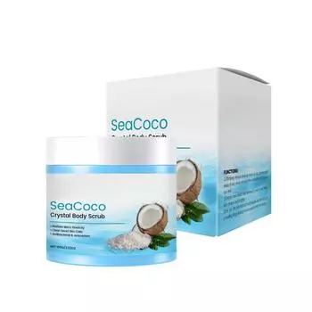 Скраб для тела Crystal Body Scrub Sea Body Scrub для женщин Natural Body Scrub Deep Exfoliating Scrub For All Skin Types Withand Sea Deep C One Size