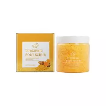 Скраб для тела Мягкий отшелушивающий увлажняющий осветляющий и разглаживающий кожу 100 мл жёлтый