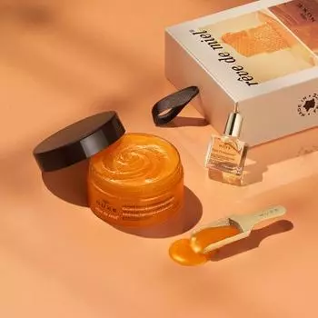 Скраб для тела Nuxe Revd Miel 175 мл в подарок (+ 10 мл сухого масла, деревянная лопаточка в комплекте.)