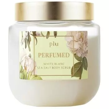 Скраб для тела PLU парфюмированный, очищающий, отшелушивающий, с морской солью 500 г