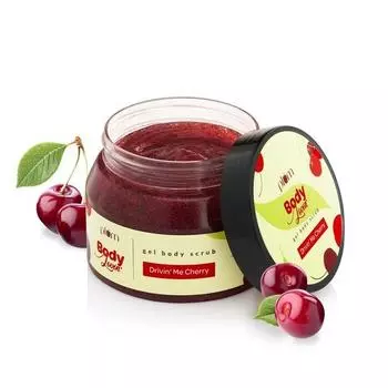 Скраб для тела Plum BodyLovin Drivin Me Cherry Gel | Без сульфатов и парабенов | 100% веганский | 200 г