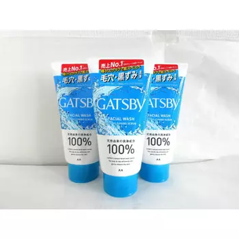 Скраб для умывания лица Gatsby Deep Cleaning Scrub, набор из 3 предметов