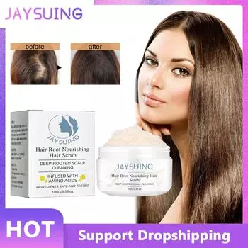 Скраб против выпадения волос, разглаживающий, увлажняющий, для лечения облысения, питающий, регенерацию волос, глубоко очищающий крем-скраб для кожи головы