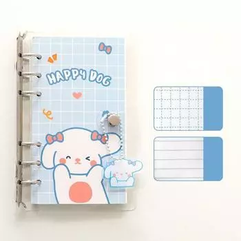 Скрапбук Школьные канцелярские товары Мультяшный блокнот Книга Справочник Блокнот на кольцах Отрывной блокнот D