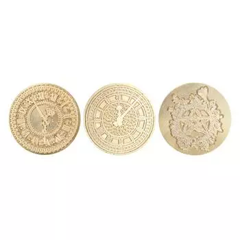 # Скрапбукинг ремесло сургуч штамп старинные часы сургучная печать штамп медная голова A