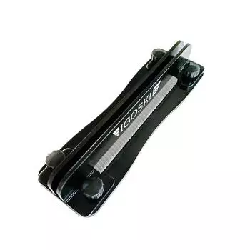 Скребок для акрилового лыжного воска, точилка для кантов, шлифовальный инструмент, регулируемая ширина скребка для сноуборда