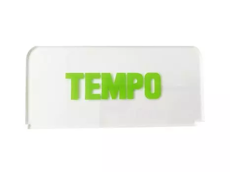 Скребок для акрилового воска TEMPO 130 мм x 60 мм X 3 мм 0204 прозрачный размер: Толщина: