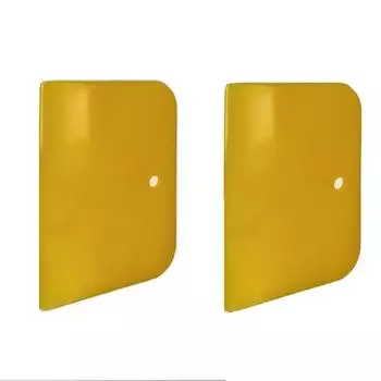 Скребок для автомобильной пленки - маленький желтый трапециевидный скребок для украшения швов Scraper жёлтый