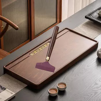 Скребок для чая, инструмент для очистки кофейной гущи, многофункциональный портативный поднос, скребок L