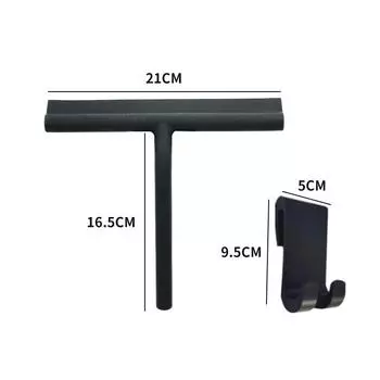 Скребок для душа, скребок для очистки стекла, вешалка для мытья дворника, пол, чистка окон, бытовая вода, настенное зеркало с ручкой оранжевый