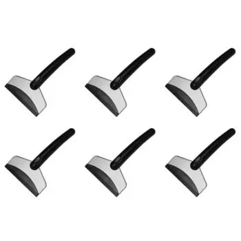 Скребок для льда из нержавеющей стали, переносная щетка для снега, лопата для лобового стекла автомобиля