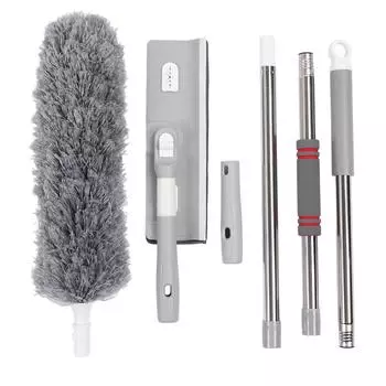 Скребок для мытья окон с длинной ручкой, вращающийся скребок для мытья окон с удлинителем для Ho