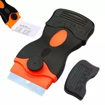 Скребок для наклеек на лобовое стекло Инструмент для удаления наклеек Инструменты для очистки швов на полу для удаления рекламных наклеек на лобовом стекле автомобиля красный