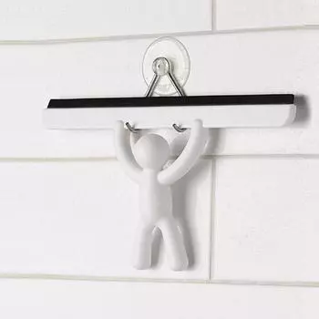 Скребок для окон, креативный очиститель для стекол на столешнице, очиститель для душа, скребок для душа, инструмент для чистки белый